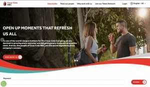 picture of Coca Cola recruitment portal
