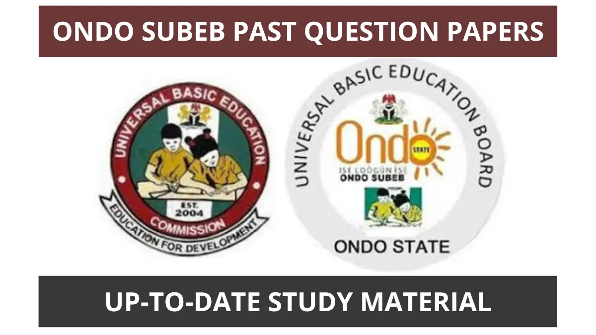 ondo subeb past questions and
