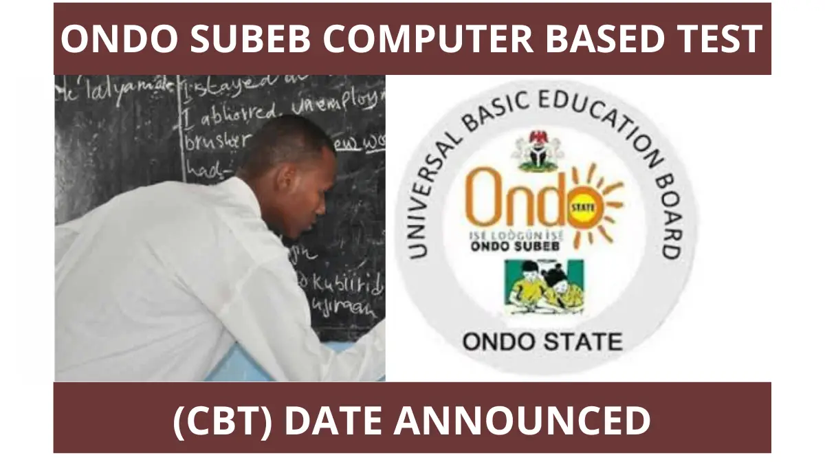 ODSUBEB Recruitment: Ondo SUBEB CBT Begins Tuesday, May 14th, 2024