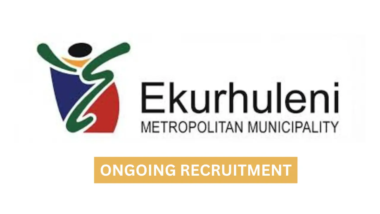 Ekurhuleni Metropolitan Municipality Recruitment Online Application Portal, How to Apply