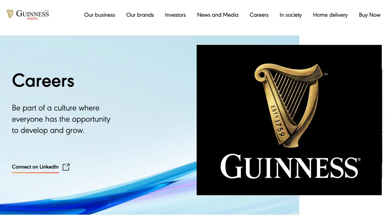 Guinness Nigeria Recruitment 3 Positions, Check Eligibility, Qualifications and How to Apply