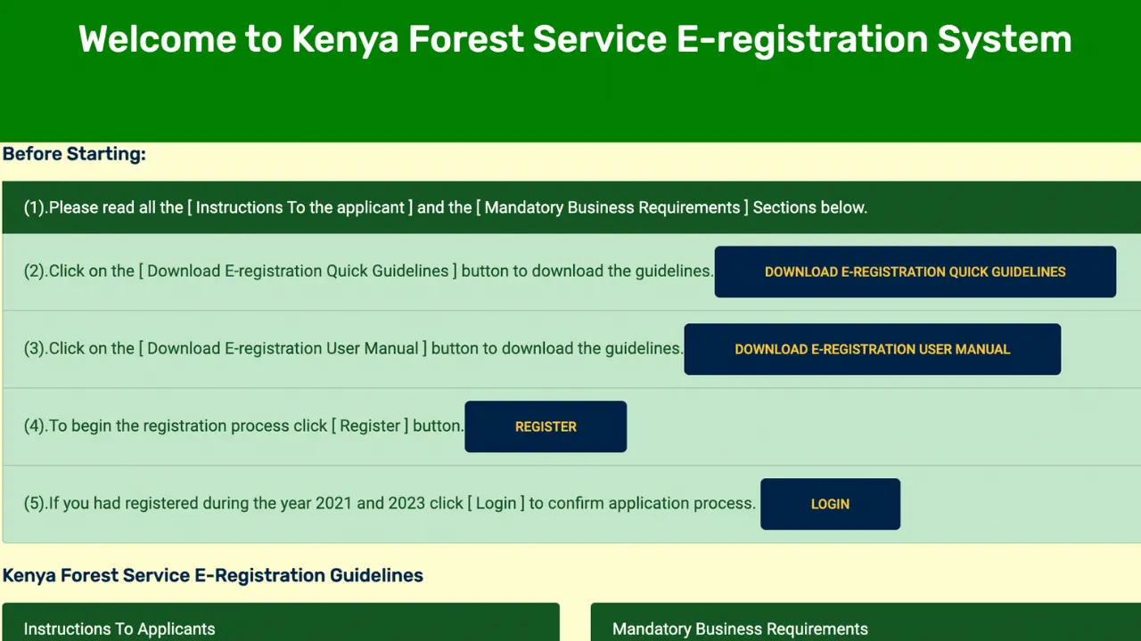 Kenya Forest Service (KFS) Recruitment Job Opening, Online Application