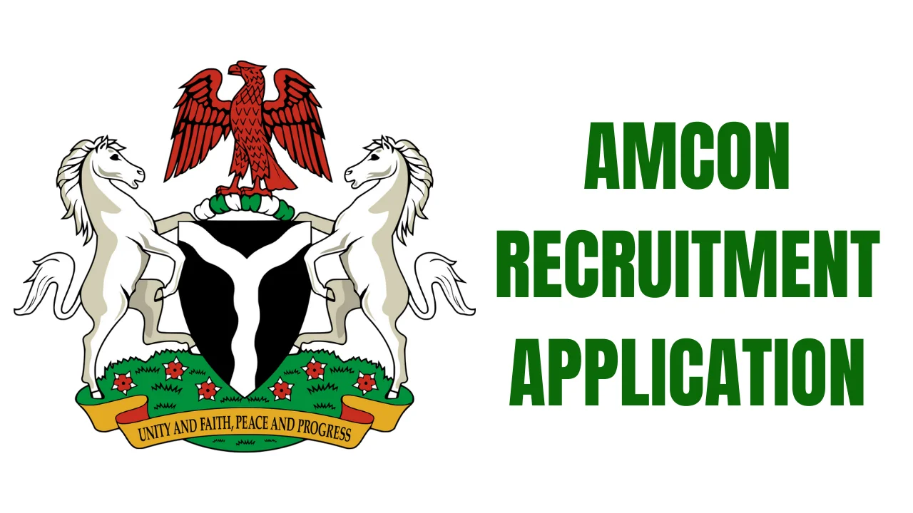 AMCON Recruitment Application Form Portal (www.amcon.com.ng)