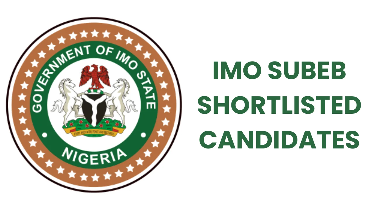Imo SUBEB Shortlisted Candidates PDF Download