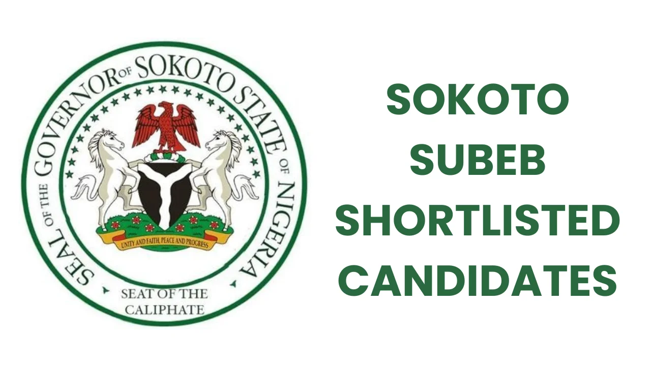 Sokoto SUBEB Shortlisted Candidates PDF Download
